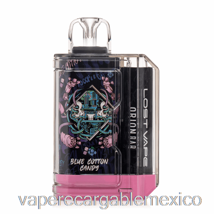Vape Recargable Vape Perdido Orion Bar 7500 Algodon De Azucar Azul Desechable